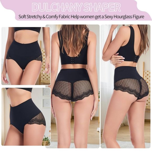 Tummy Control Shapewear Underwear - Black - Picture 5 of 6